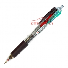 晨光 M&G BP-8030 四色圆珠笔 0.7mm 黑+蓝+红+绿 12支/盒