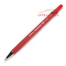 斑马 ZEBRA R-8000 橡胶杆安全圆珠笔 0.7mm 红色 10支/盒