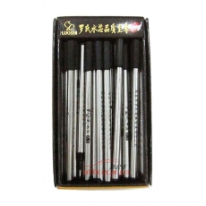 罗氏 Luoshi 宝珠笔笔芯 0.5mm 黑色 50支/盒