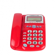 中诺 CHINO-E C028 固定电话座机 红色