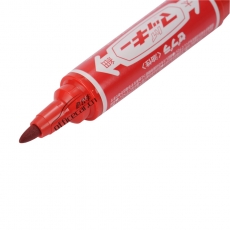 斑马 ZEBRA MO-150-MC 大双头记号笔（油性记号笔）速干耐水 (红色) 1支装