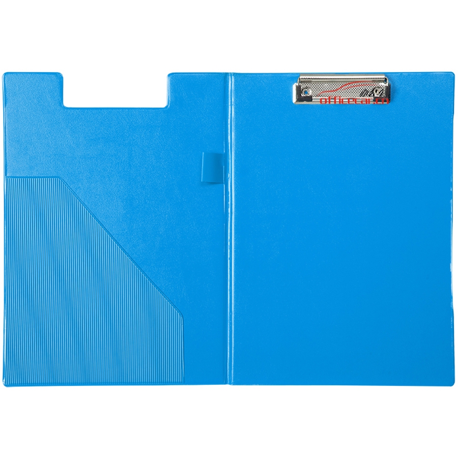 齐心 Comix TR19 办公必备双折式板夹 A4 直条纹 （蓝色） 12个/箱