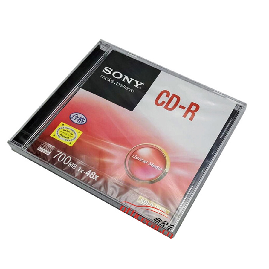索尼 SONY 光盘 CD-R 48X 700MB 1片/装 10片/盒