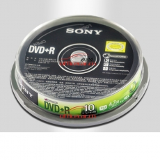 索尼 SONY 光盘 DVD-R 16X 4.7GB 10片/筒  （厂家停产）