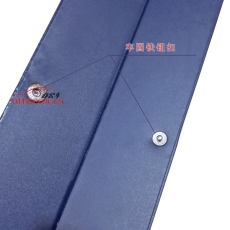 凤江 F.J F803A （深蓝色）加厚粘扣档案盒/文件盒/资料盒