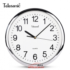 天王星 telesonic S9712 扫秒 圆形挂钟（300*300*45mm）