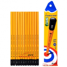 马可 Marco 4200 2B 黄色杆铅笔 12