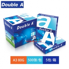 达伯埃 Double A 复印纸 A3/80g 500张/包 5包/箱