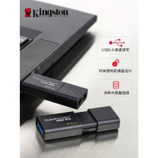 金士顿（Kingston）32GB USB3.0 U盘 DT100G3 黑色 滑盖设计 时尚便利