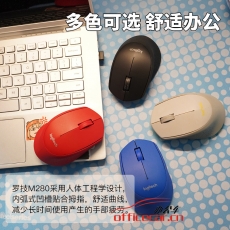 罗技（Logitech）M280(M275升级款)无线鼠标家用商务USB办公鼠标右手鼠标M280 黑色