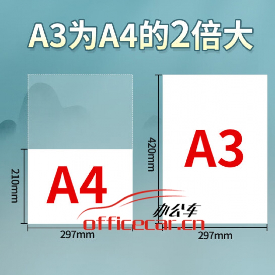 广州市内外复印纸 （A3/80g） 500张/包 5包/箱 包邮（齐心、得力、天章、亚太等随机出）