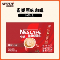 雀巢 Nescafe 原味1+2速溶咖啡 15g/袋 30袋/盒