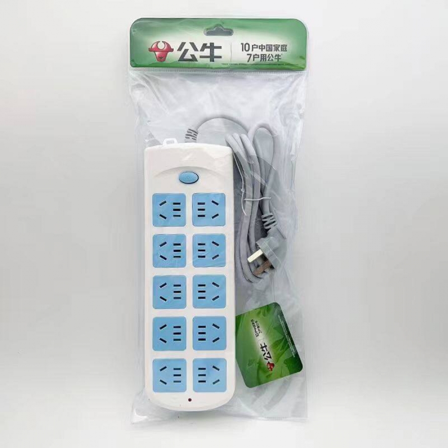 公牛 GN-605-1.8 10位总控开关全长1.8米